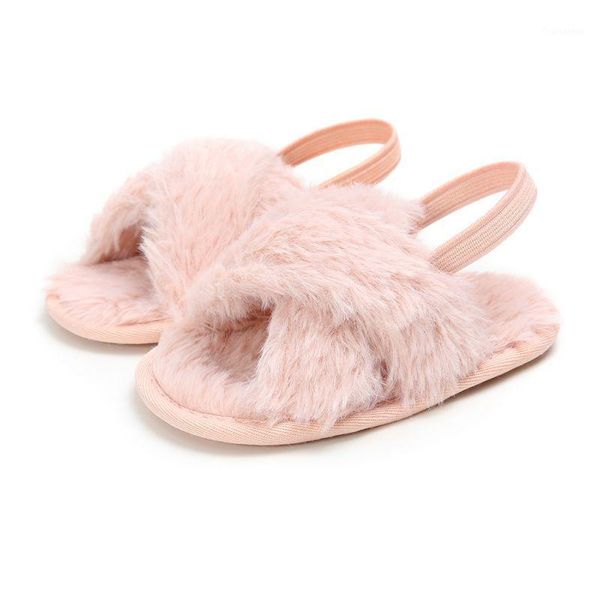 

baby girls shoes fur warm first walkers autumn winter warm indoor girls shoes1