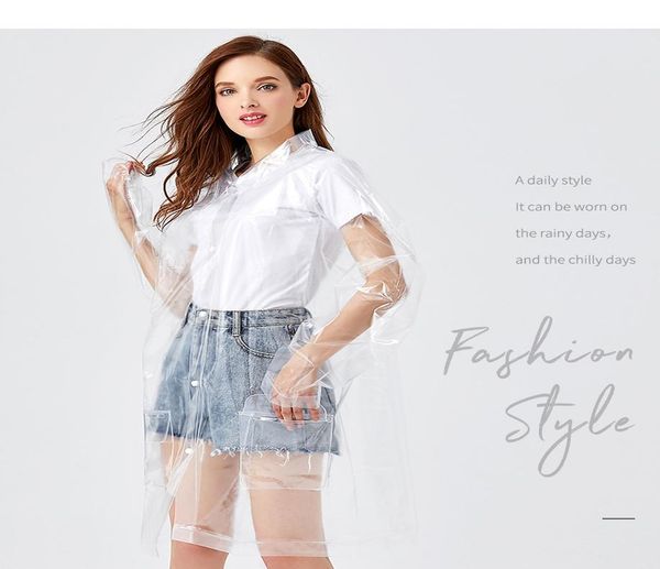 

мода прозрачный плащ для взрослых пешие прогулки на открытом воздухе рыболовная плащ плащ пластиковая охрана окружающей среды cap съемный мо