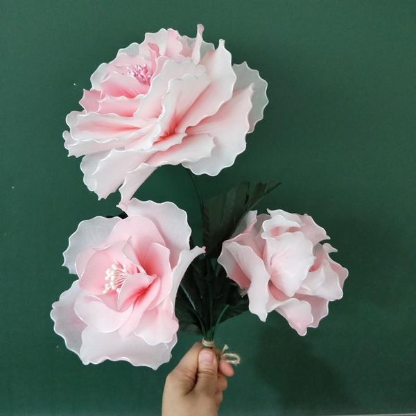 

5шт яркий растягивающийся нейлон чулок diy цветок изготовление материала ручной работы аксессуар свадебный дом декоративный нейлон цветок jl