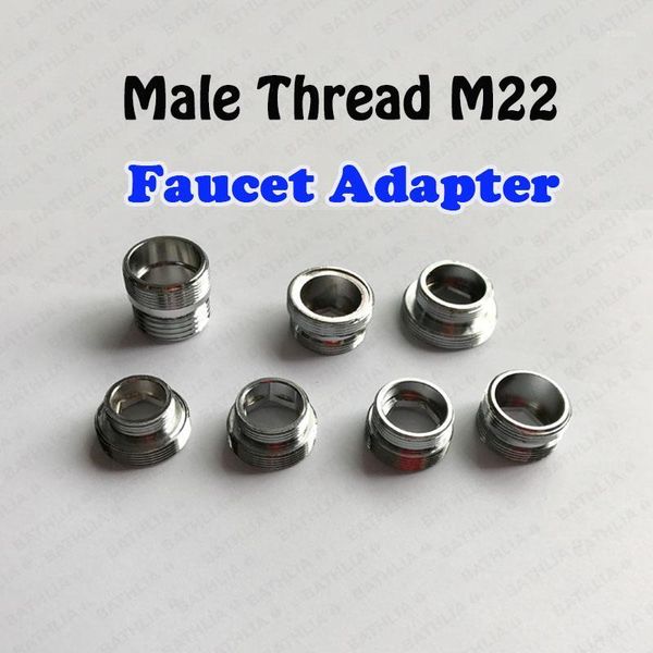 

male thread m22 universal faucet adapter brass plumbing adapter bathroom sink faucet1
