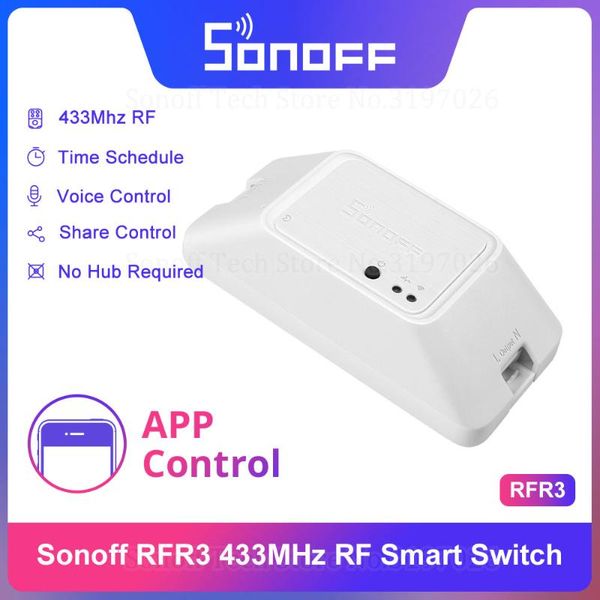 

smart automation modules itead sonoff rf r3 433mhz diy home wifi switch time schedule operate via ewelink works with alexa google ifttt