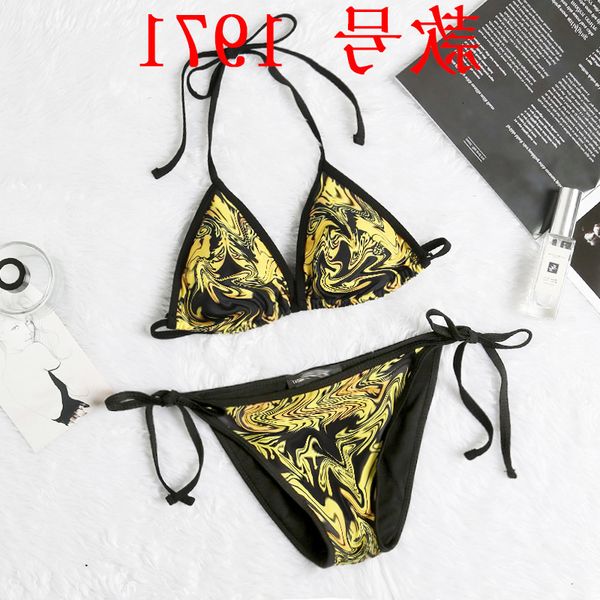 

triangle bag lace net bikini dahong swimsuit factory
