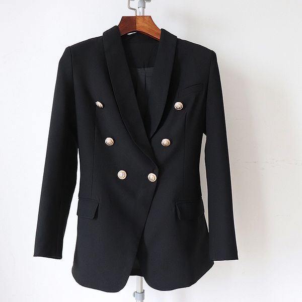 

1112 xxl 2020 autumn coat white black red long sleeve button lapel neck fashion womens clothes oulai, Black;brown