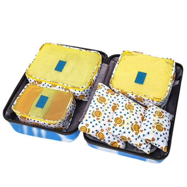 

storage bags 6pcs/set portable bag luggage clothes tidy pouch travel organizer case pratical waterproof underwear