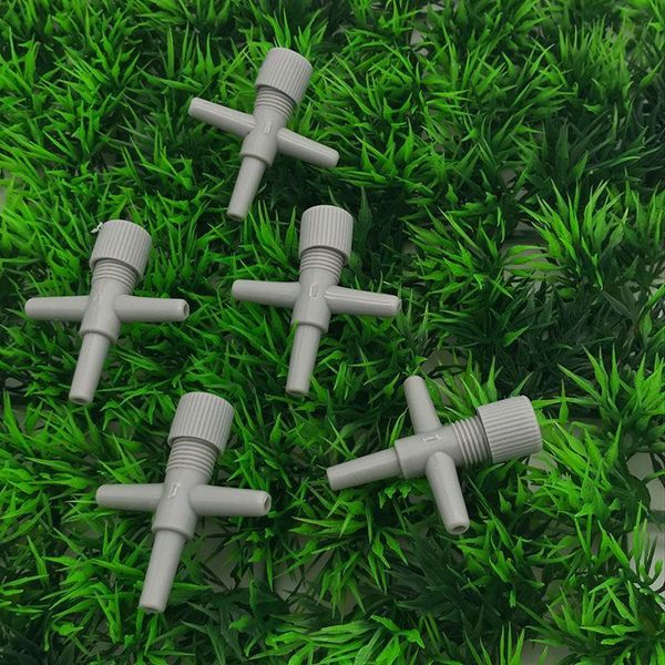 

5 joints batch 4mm 2 / 3 way fish tank pump joint control valve aquarium air pipe