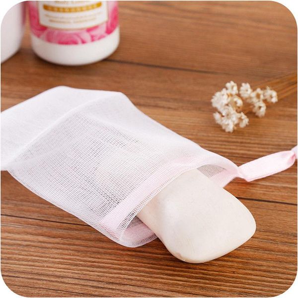 

10pcs facial cleanser manual foaming net bag wash face soap liquid soap whipped mousse bath shower blister foaming net wmtdnw comb2010