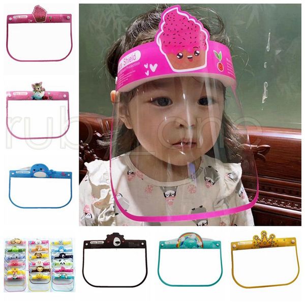 

children shield face isolation kids face transparent r3407 cover anti fog splashing safety cartoon full protective clear designer head ntqx