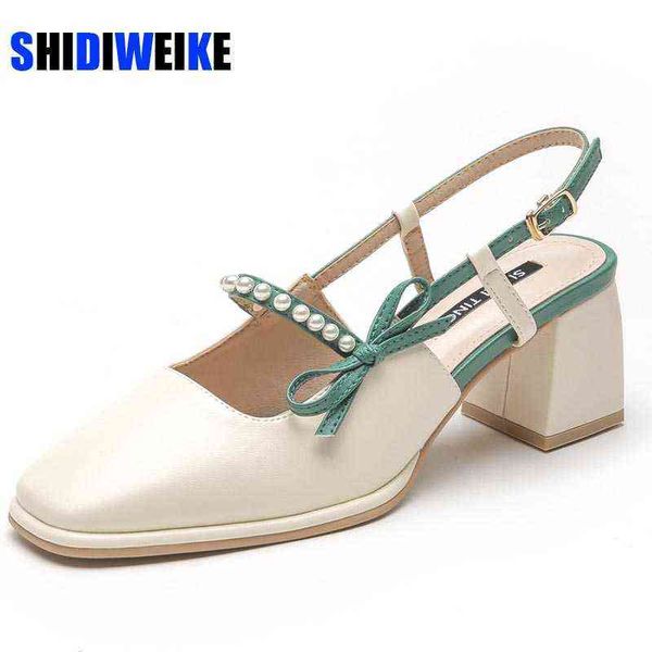 

sandals sandals women high heels shoes fashion spring summer prom office solid color square heel pumps woman shoes plus size 43 ad1646 22030, Black