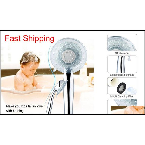 

color changing showerhead handheld led 3 water mode 7 color glow light matically changing l qylgmg sports2010