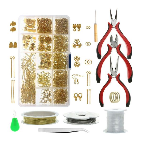 

изготовление ювелирных изделий инструменты набор для ремонта kit выводы поставки клещи бисероплетение провода инструменты изготовление ювели