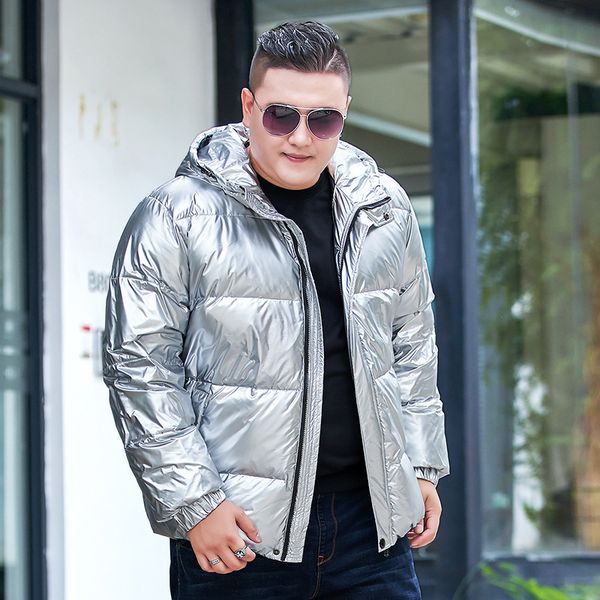 

black sequins big size 9xl 10xl male with hoodie winter jacket xuez