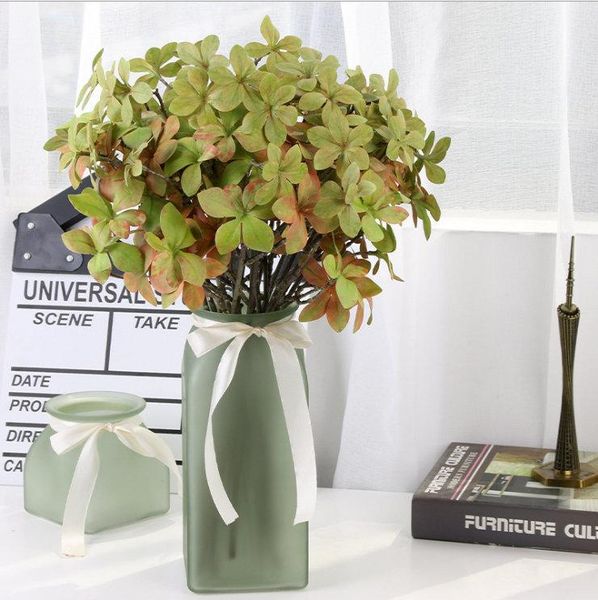 

decorative flowers & wreaths 46 cm eucalyptus bouquet tree branches silk artificial leaves home decoration diy flower arrangment plant faux