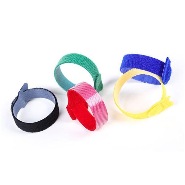 

50pcs reusable black cable cordtidy organiser tool hook and loop cable ties nylon strap hook loop ties multiple colour wmtbyu