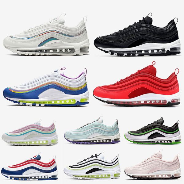 

fashion mens womens running shoes silver iridescent easter jesus shoes gym red triple white black vintage sports trainers sneakers 36-45