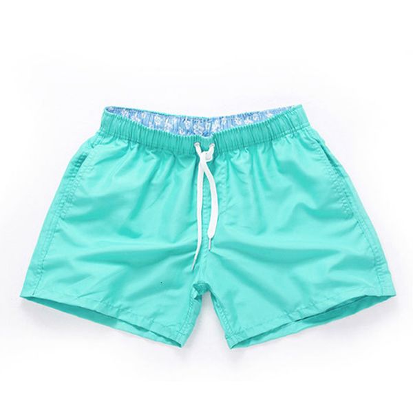 

fashion summer men's solid color running sports jogging shorts casual elastic waist sweat fresh beach short, White;black