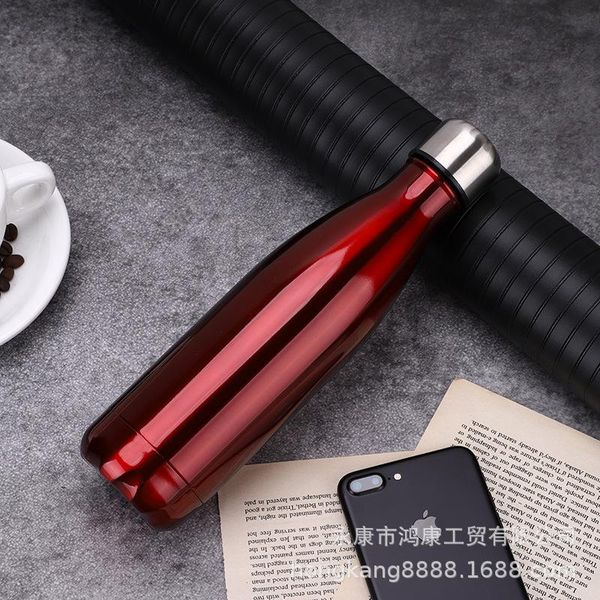 

двухслойный вакуумный утепленный чашкой 304 из нержавеющей стали кокс-бутылка большая емкость открытый портативный изолированный бутылкой сп