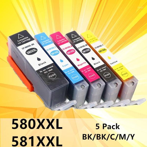 

ink cartridges 580xxl 581xxl cartridge replacement for canon pgi-580xxl cli-581xxl pgi 580 xxl cli 581 pixma ts8150 ts8151 ts81521