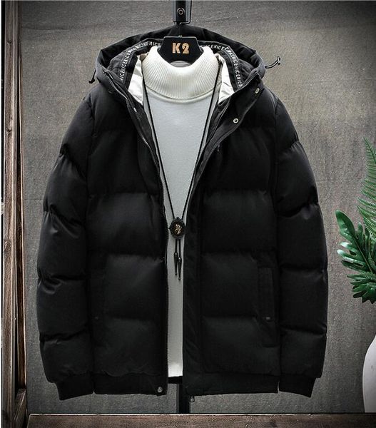 

2021 new men outdoor coat sleeves hooded jackets warm winter thermal clothing 02bd, Black