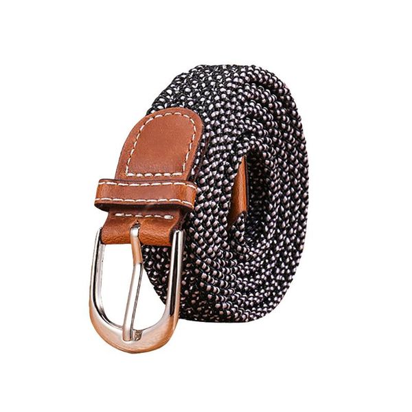 

belts women belt fine woven polyester waistband decorative for jeans dress summer beach pasek damski ceinture femme #h, Black;brown
