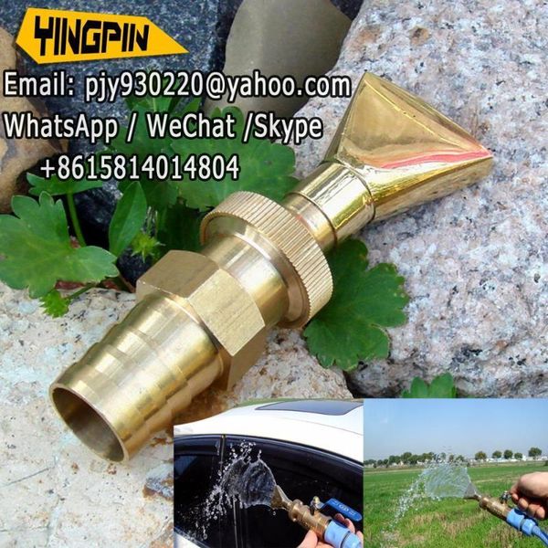 

brass 1/2" 3/4" 1" large flow universal fan-shaped sprinkler seedling greenhouse irrigation watering car wash water gun head1