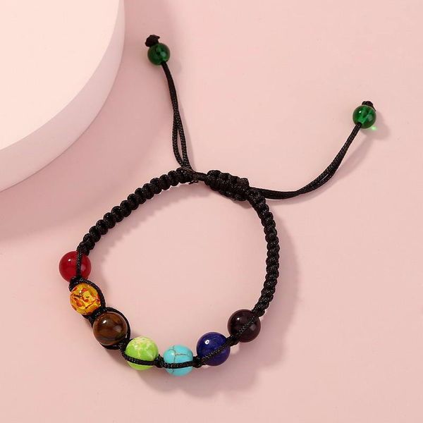 

volcanic rocks chakra bracelets natural stone lava healing balance beads bracelet couple bracelet jewelry, Golden;silver