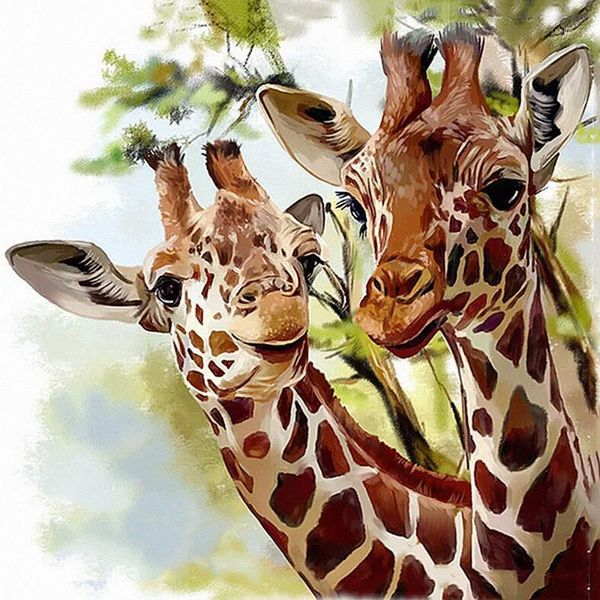 

diy 5d full diamond painting cross stitch painting oil giraffe diamond embroidery needlework patterns rhinestone kits1
