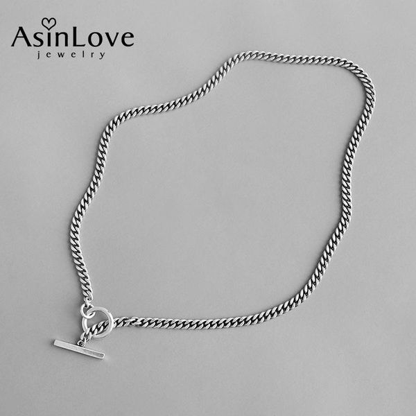 

asinlove minimalist necklace vintage popular 925 sterling silver chain for women fine jewelry fashion gifts dropship suppliers