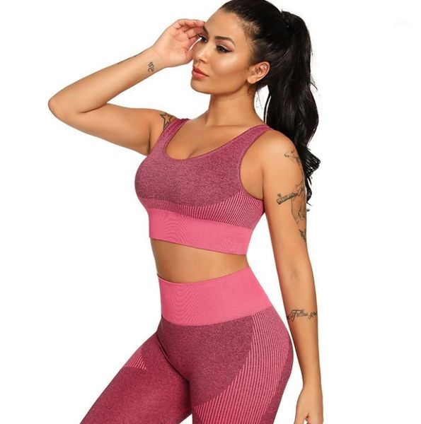 

gym clothing seamless sports bra women shockproof running gather fitness vest quick dry yoga for girls1, White;black