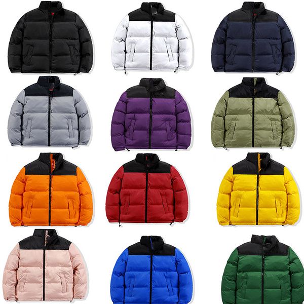 

21ss new mens down winter jacket mens winter coats jacket men's and women's outdoor snow mountain warm jacket 12-color cotton coat, Black
