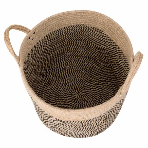

large woven storage with handles natural jute laundry toy towels blanket basket home decor gift q1203