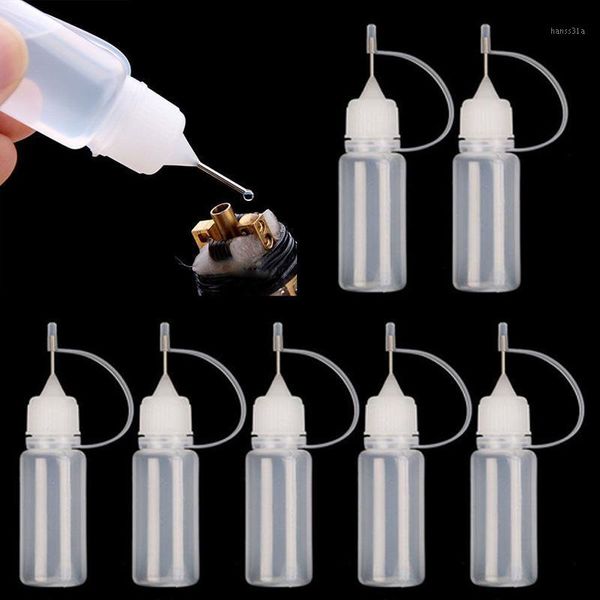 

vial small container 10pcs drop bottles 10ml pe glue applicator needle squeeze bottle for paper quilling diy scrapbooking crafts1