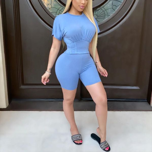 

bodycon fitness два куска короткие набор женщины повседневная корсет урожай топ 2 шт. набор летний пэчворк сплошной одежды skinny set, Gray