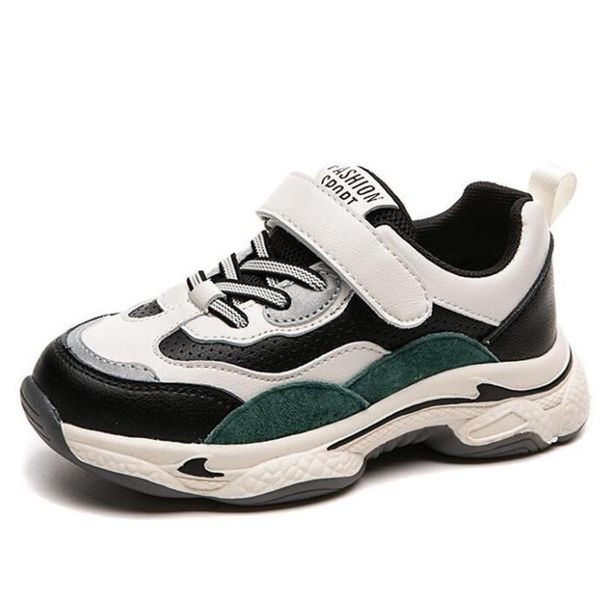 

athletic & outdoor spring autumn boys girls sneaker casual fashion shoes non-slip children cotton warm sport, Black