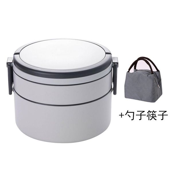 

1100ml portable 2 layer healthy lunch box food container microwave oven lunch bento boxes with cutlery lunchbox bbydaw