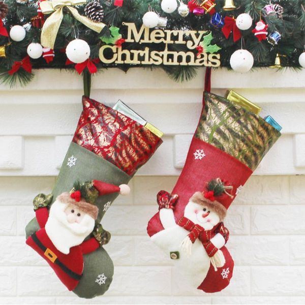 

christmas decorations large creative stocking xmas home tree ornaments candy gift holders stockings enfeite de natal1