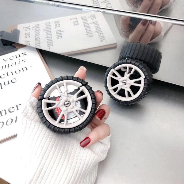 

3d car tire brake disc silicone earphone cover, suitable for airpods pro 1 2 bluetooth earphone charging case protective cover