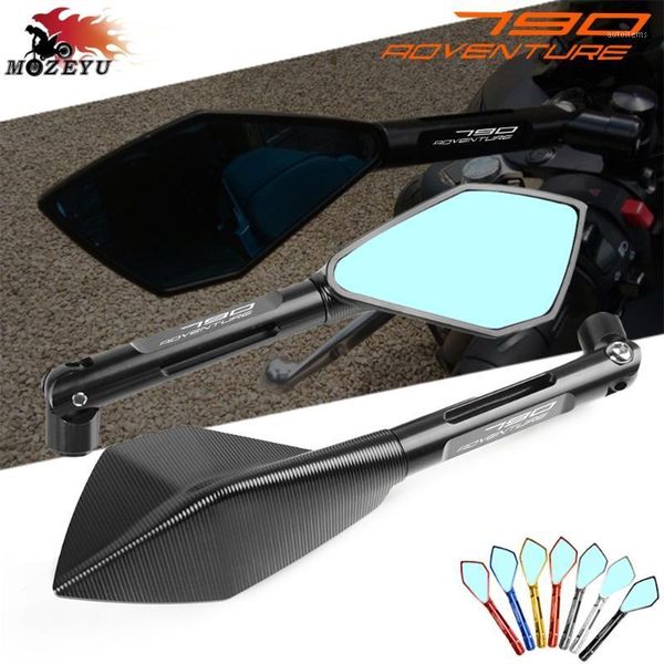 

for 790 adventure 790adventure r/s 2020-2020+790 universal motorcycle accessories wide-angle rearview mirror1