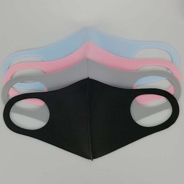 

thin 20pcs masks fashion kids face ice silk proof children anti dust washable mask sunscreen breath