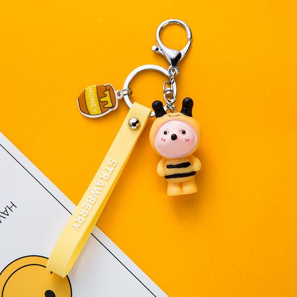 

creative personality cute mouse key chain pendant fashion male and female lovers bag hanging decoration key ring sqcsym pingtoy