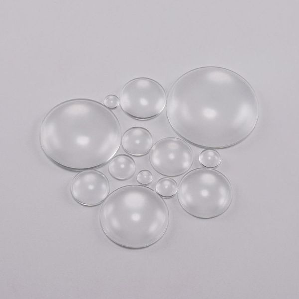 

50 шт. / сумка 8 10 12 14 16 18 20 25 25 30 мм круглый плоский задний очистить стекло cabochon прозрачный cabochon для diy ювелирных изделий