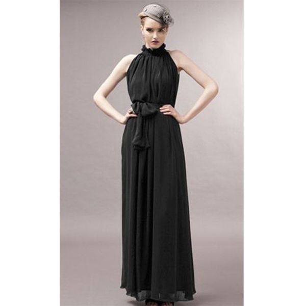 

womens long black female banquet evening large size dress skirt det0965sdd, Black;gray