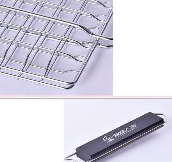 

barbecue meshes camping grill rack bbq clip folder grill roast folder basket tool meat fish vegetable bbq too wmtuuh mywjqq