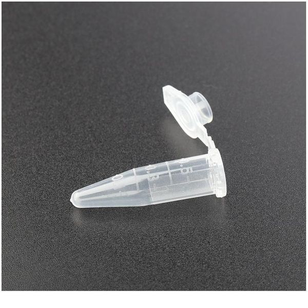 

100pcs 8*32mm 0.5ml plastic centrifuge tube test tubing vial clear plastic container home garden storage jlluem