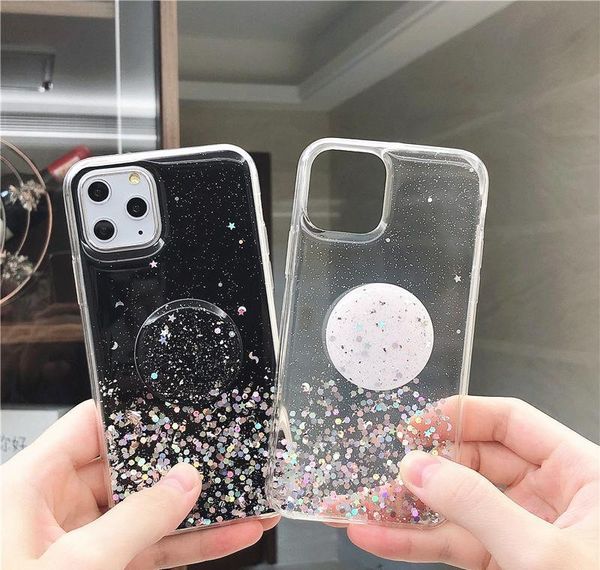 

soft phone case glitter 3d bling for iphone 12 mini 11 pro max xr x xs 6s 7 8 bbyfqx yhshop2010