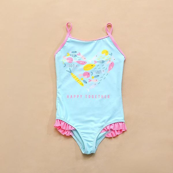 

2021 new girls swimsuit one piece striped chidlren's swimwear one piece girls swimwear kids beachwear bathing suit g1- cz972