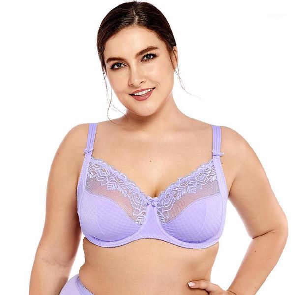 

women's smooth lace no padding full cup support underwire bra1, Red;black