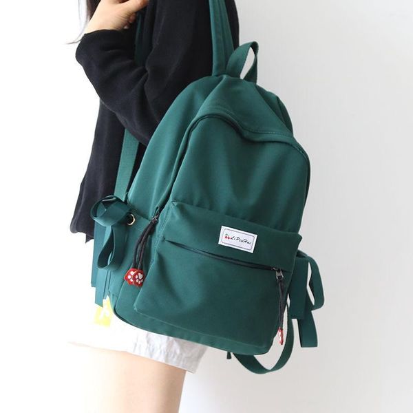 

teen high school bags for teenage girls backpack women bookbags lightweight soft oxford black college student choolbag female1