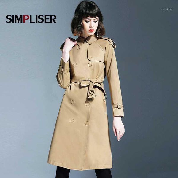 

double breasted trench coat women 2019 british oversize long trench coat trenchcoat long coats for women black khaki overcoat1, Tan;black