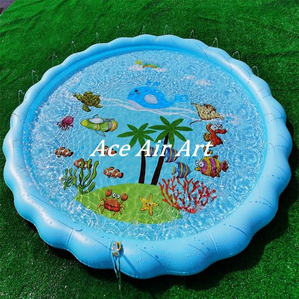 

water sprinker 170cm outdoor giant toys lawn splash pad play mat for kids