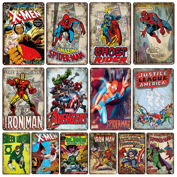 

2021 vintage cartoon harry joker metal sign retro tin plate signs poster man cave restroom babyroom laundry children living room home decor